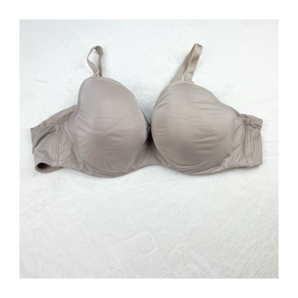 Torrid 46 B tan bra lightly lined slimming comfortable bra